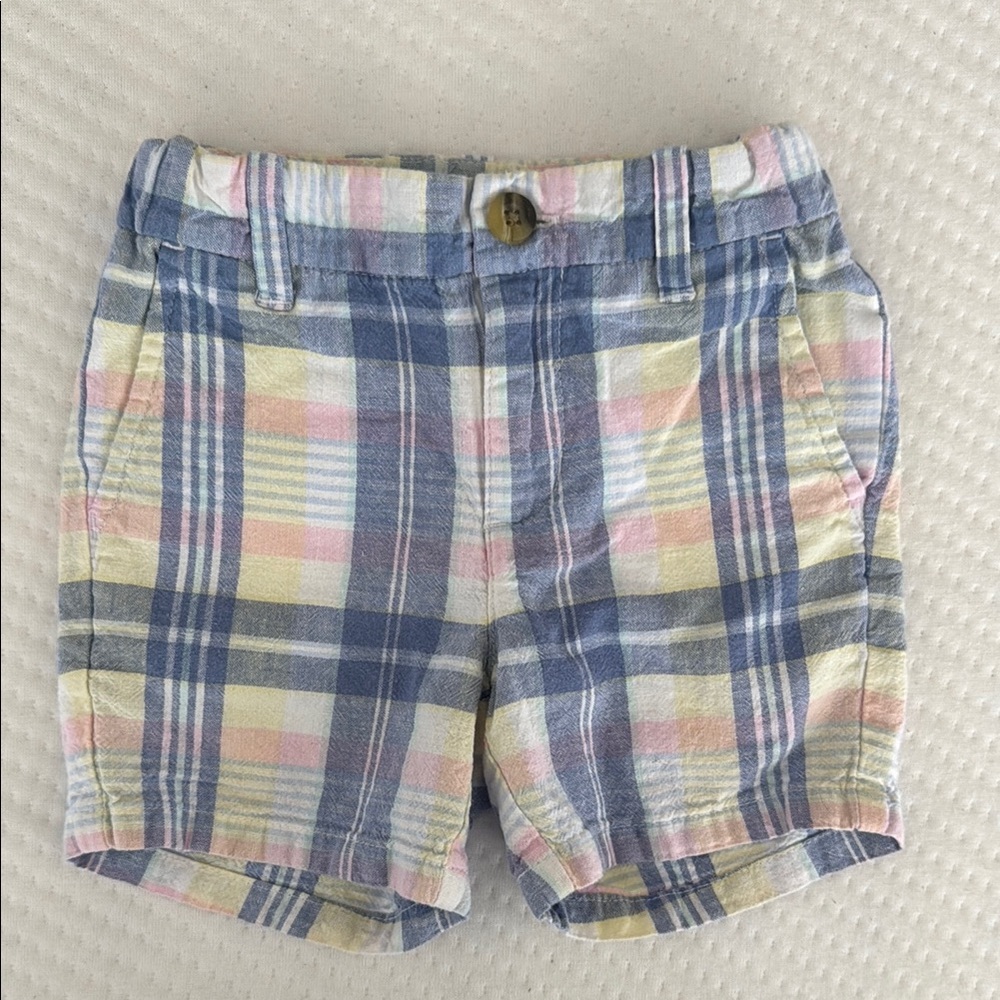 Janie and Jack Plaid Kids Shorts - size 2T